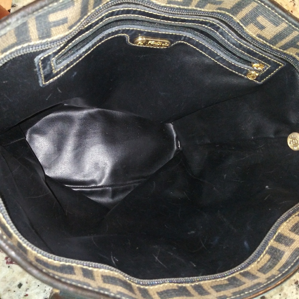 SOLD! Fendi Bucket Bag. Authentic EUC Large! - Picture 7 of 8